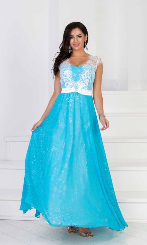 Вечірня сукня 6018e Блакитний