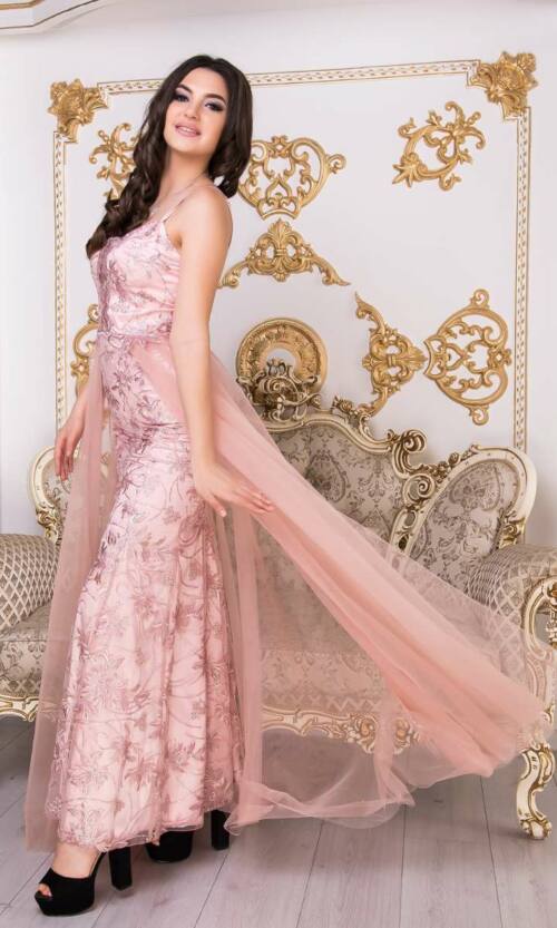 Вечірня сукня 9002e Фрезовий