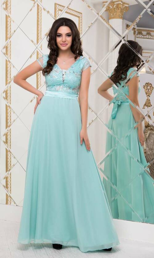 Вечірня сукня 9003e М'ятний