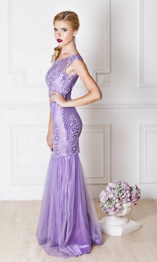 Випускна сукня 7010e Бузковий