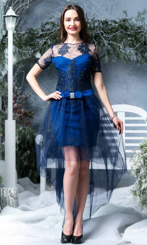 Коктейльне плаття 6267e Синій