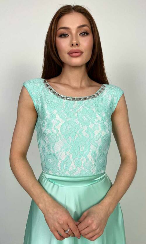 Вечірня сукня 6090 М'ятний