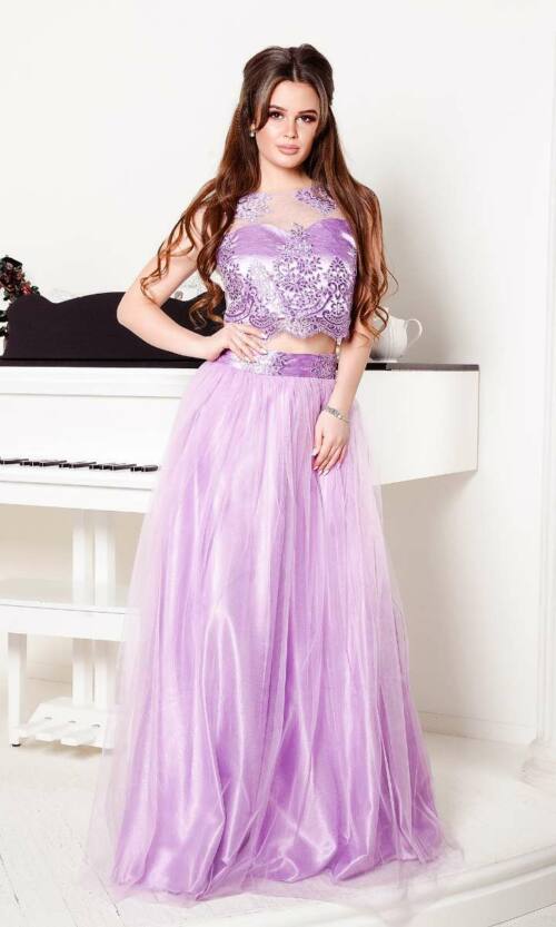 Вечірня сукня 8016e Бузковий