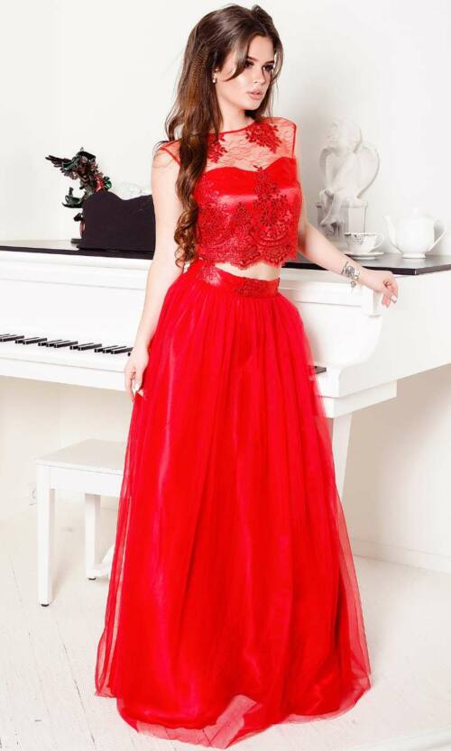 Вечірня сукня 8016e Червоний