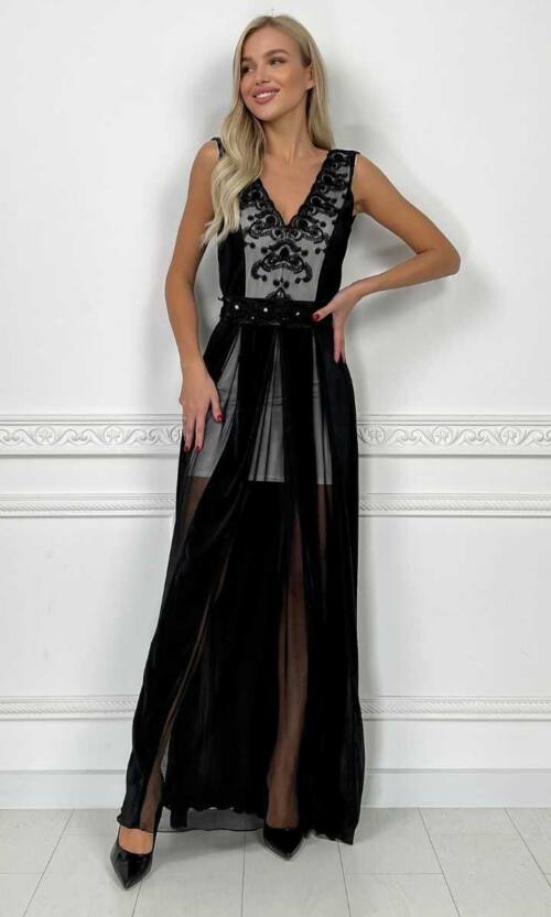 Вечірня сукня 5068 Сірий