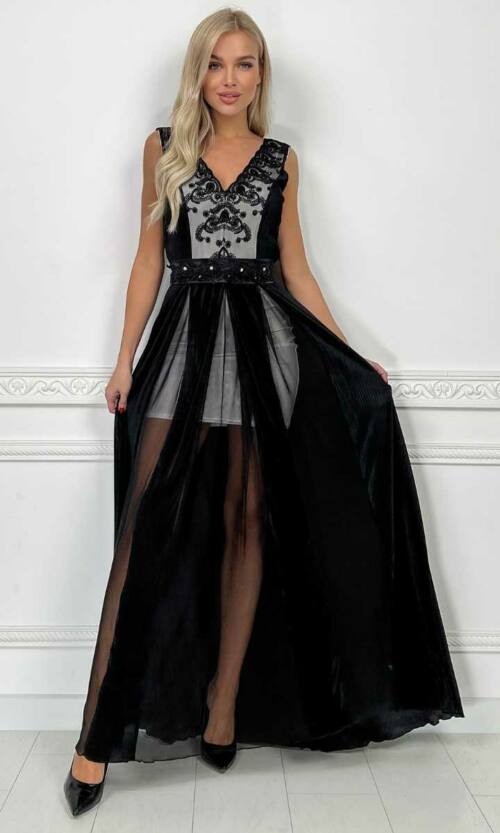 Вечірня сукня 5068 Сірий