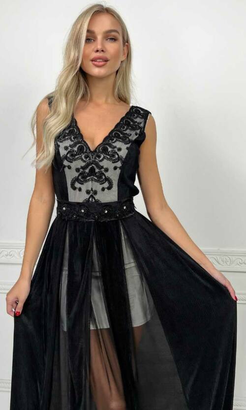 Вечірня сукня 5068 Сірий