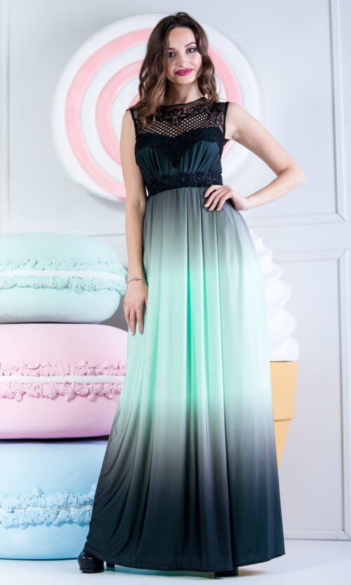 Вечірня сукня 5167e М'ятний