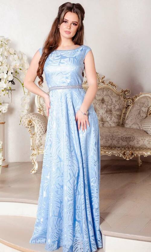 Вечірня сукня 7090e Блакитний