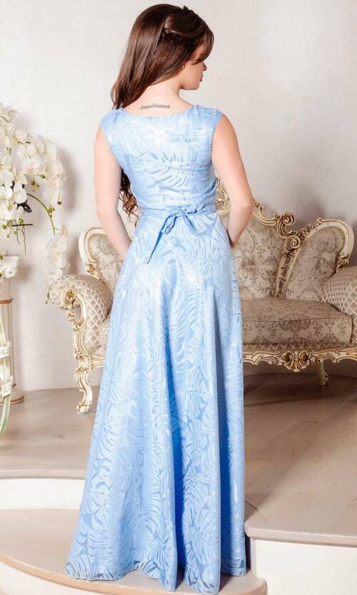 Вечірня сукня 7090e Блакитний
