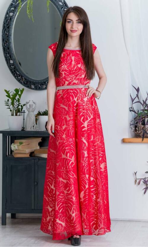 Вечірня сукня 7090e Червоний