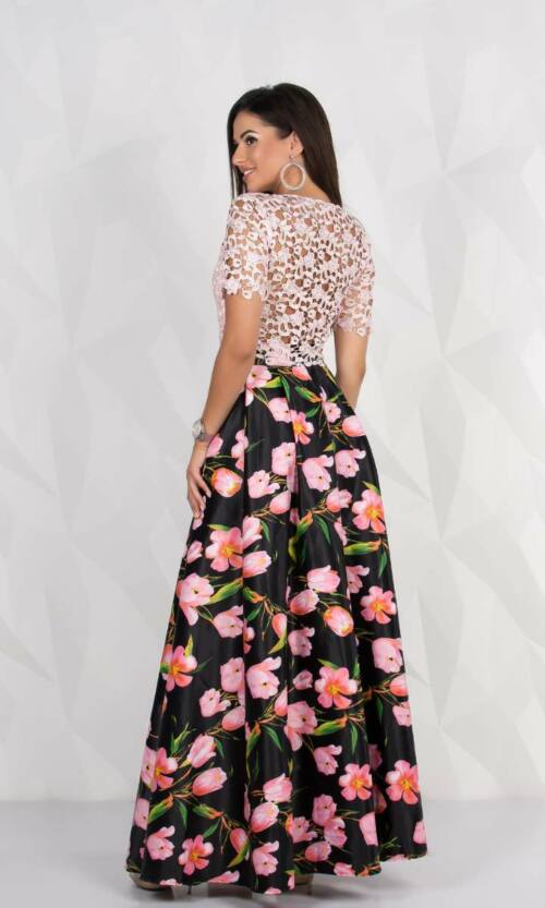 Вечірня сукня 8088e Рожевий