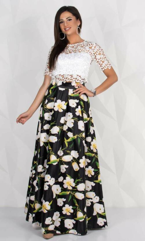 Вечірня сукня 8088e Білий