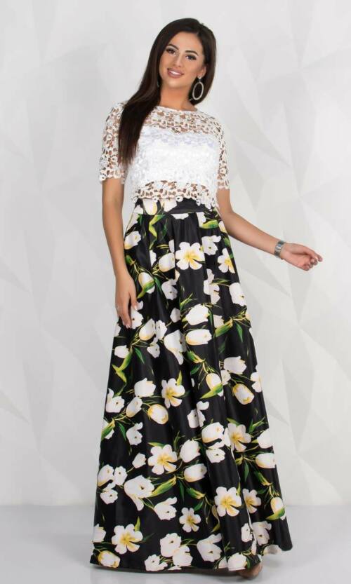 Вечірня сукня 8088e Білий