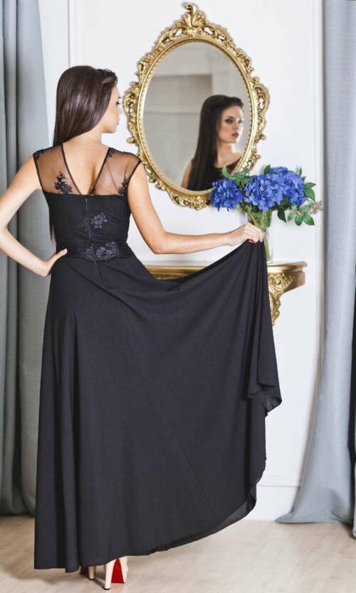 Вечірня сукня 7024e Чорний