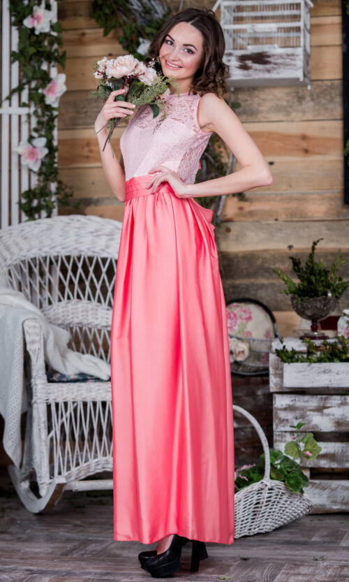 Вечірня сукня 5072e Кораловий