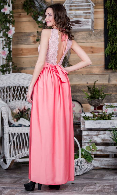 Вечірня сукня 5072e Кораловий