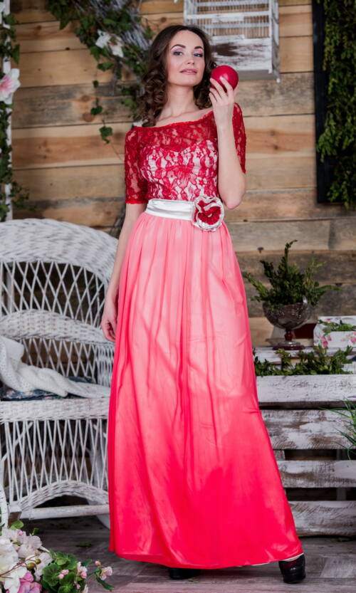 Вечірня сукня 5074e Червоний