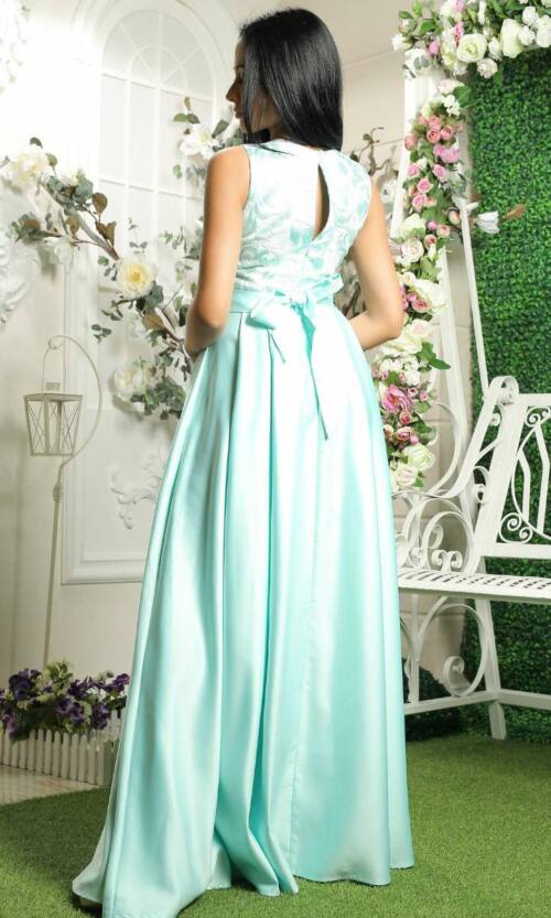 Вечірня сукня 8018e М'ятний