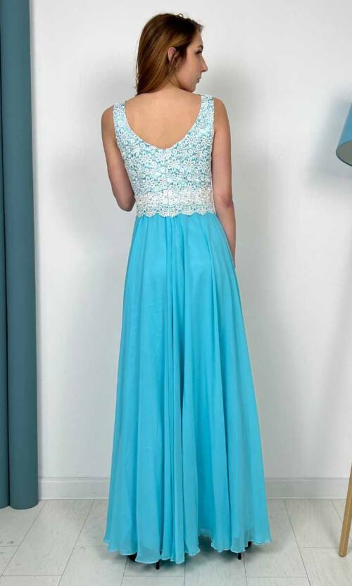 Вечірня сукня 6073 Блакитний