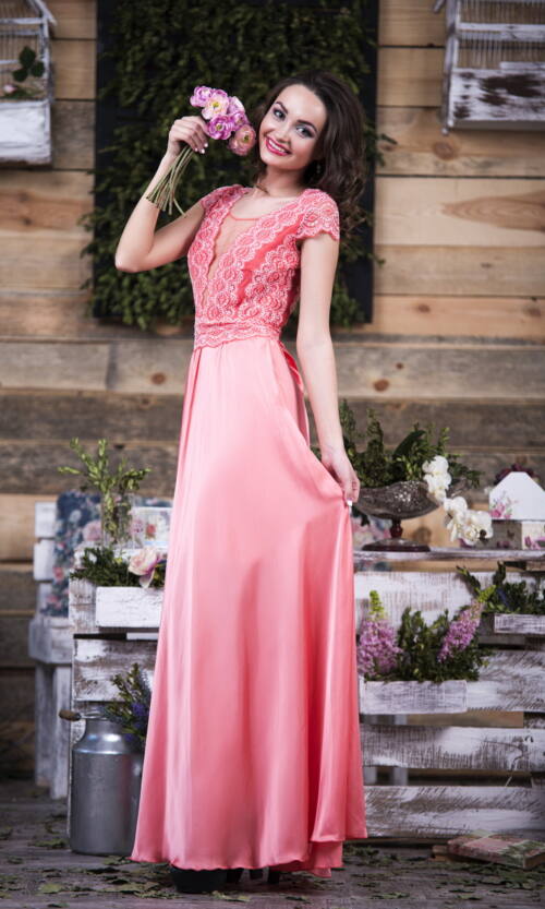 Вечірня сукня 5099e Кораловий