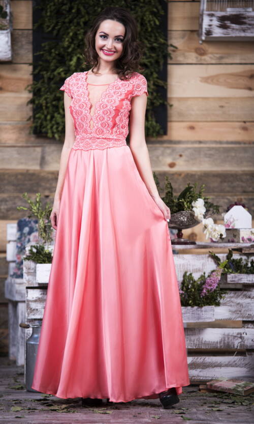 Вечірня сукня 5099e Кораловий