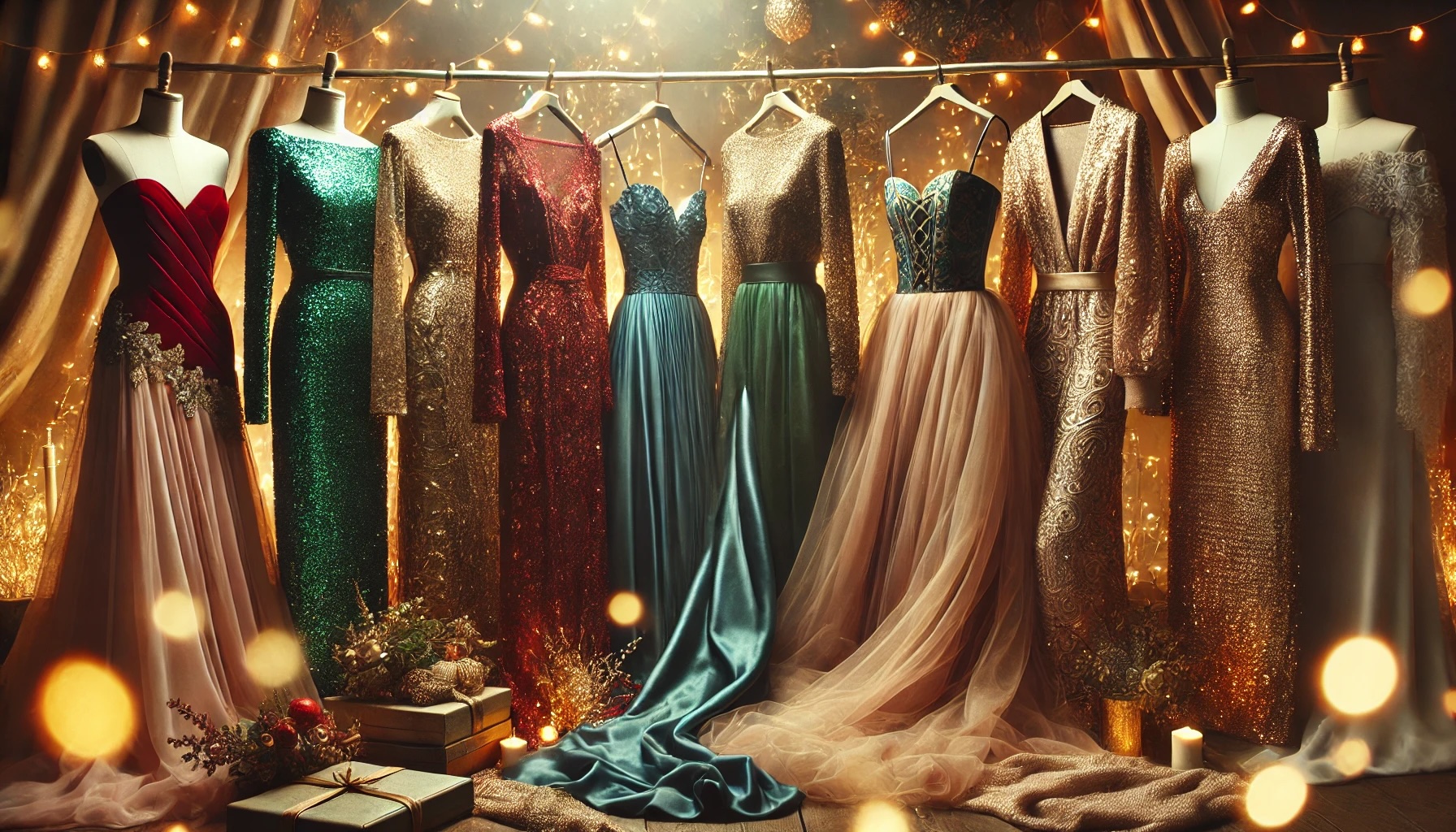 Платья, создающие праздник: вдохновение для новогодних образов 2026