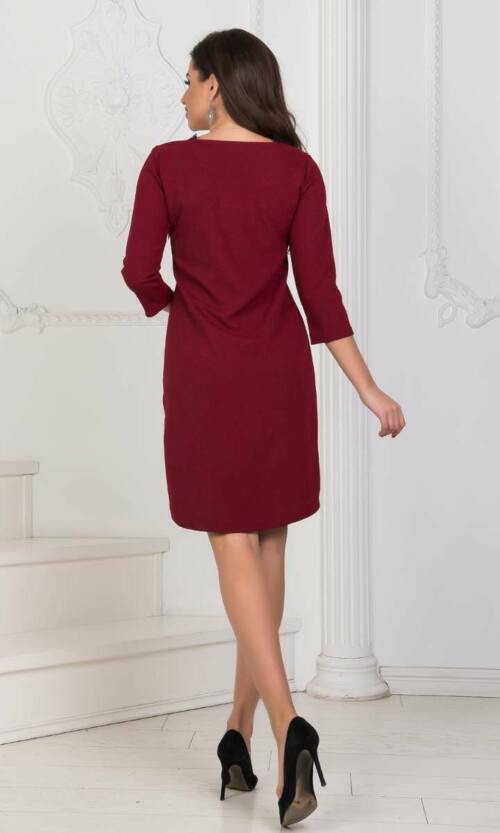 Коктейльне плаття 7285e Бордо