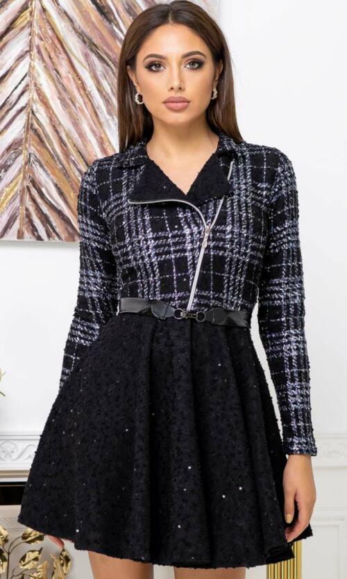 Повсякденне плаття 7240e Чорний