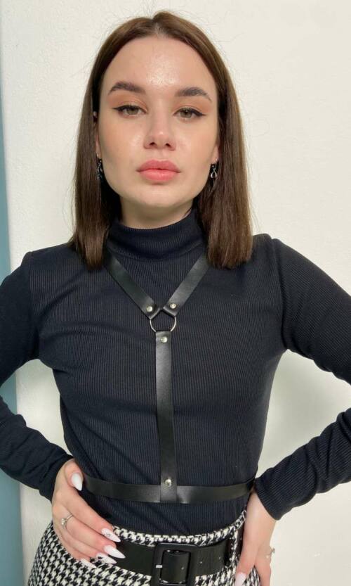 Пояс портупея 2 Чорний