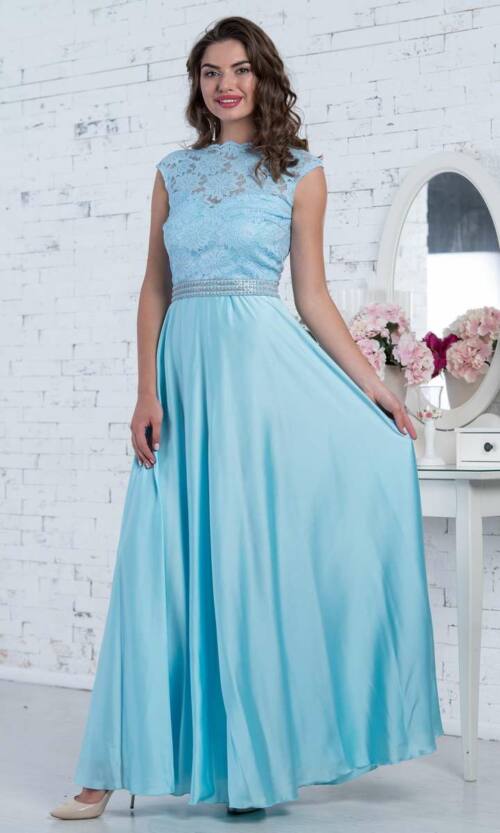 Вечірня сукня 7088 Блакитний
