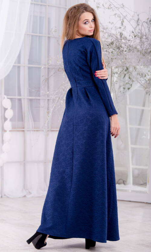 Вечірня сукня 5273e Синій