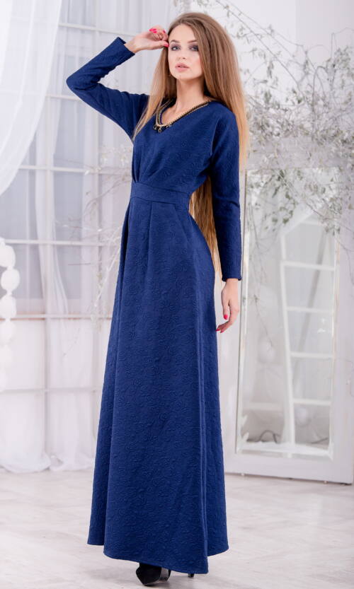 Вечірня сукня 5273e Синій