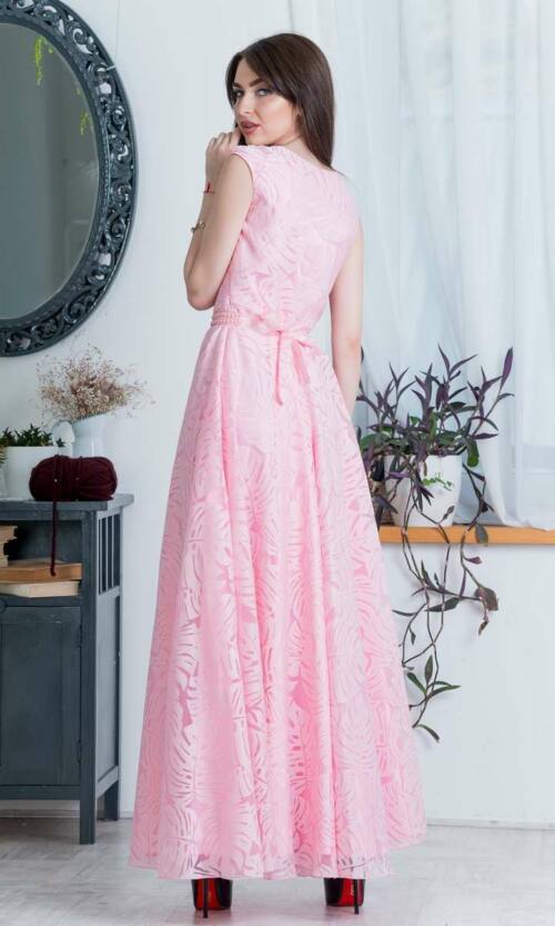 Вечірня сукня 7090e Рожевий
