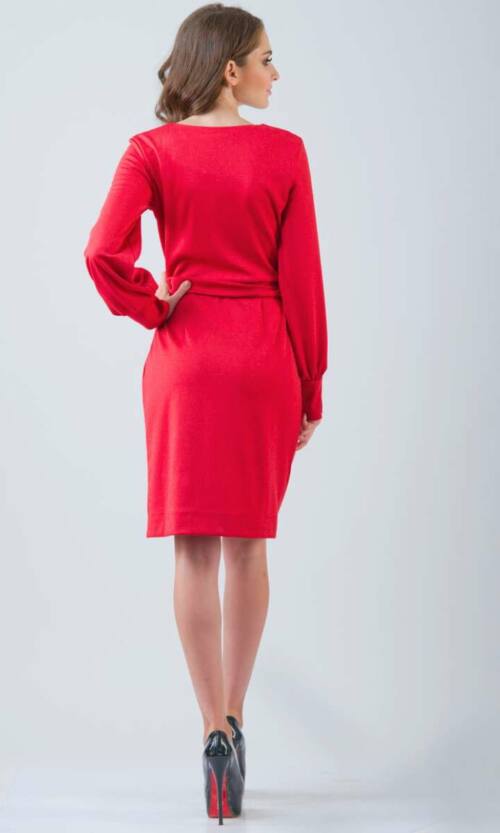 Повсякденне плаття 7217e Червоний