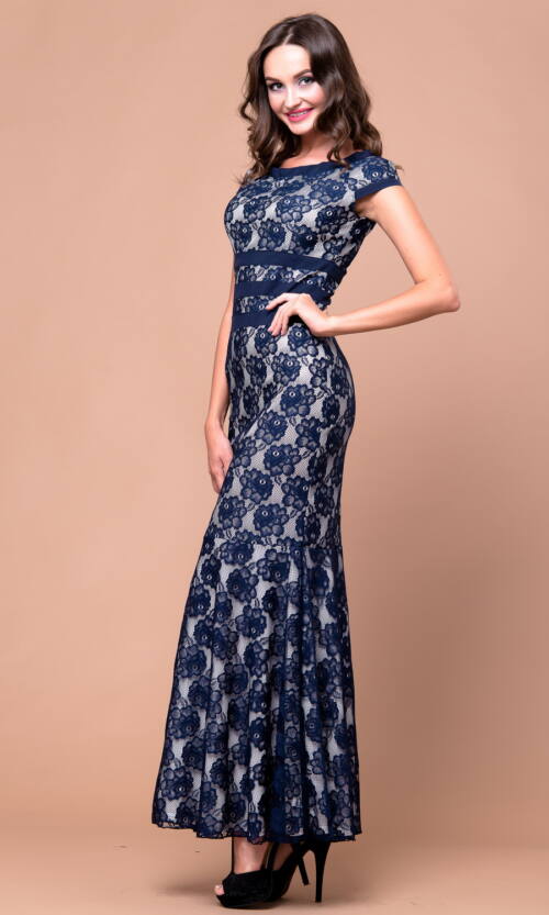 Вечірня сукня 5183e Бірюза