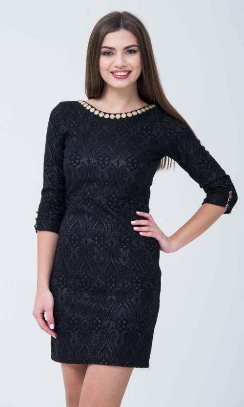 Коктейльне плаття 7283e Чорний