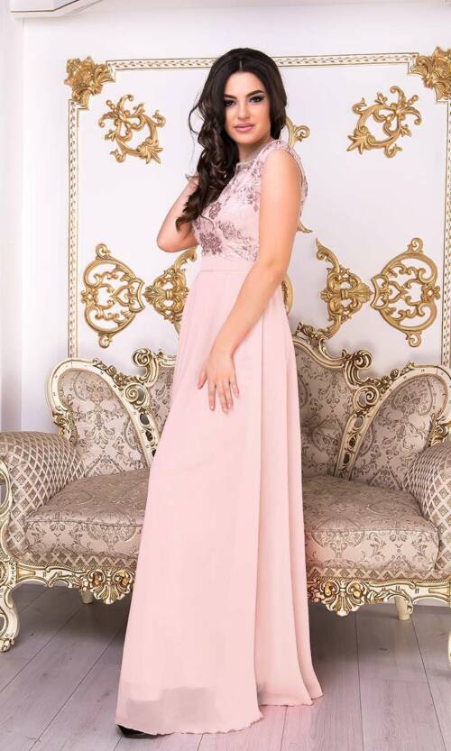 Вечірня Сукня Максі Вишивка 9000 Фрезова