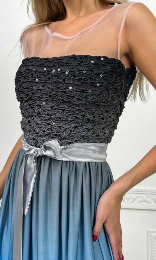 Вечірня сукня 5057e Блакитний