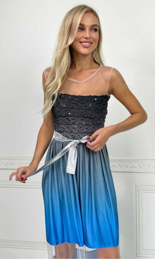 Вечірня сукня 5057e Блакитний