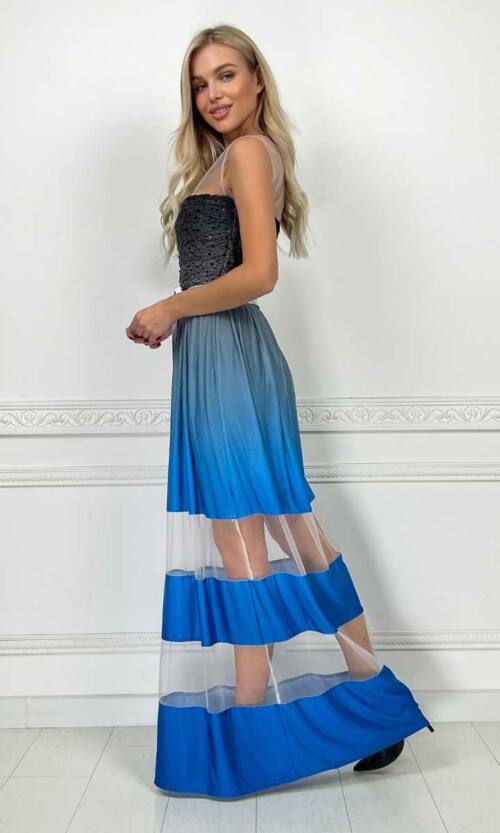 Вечірня сукня 5057e Блакитний