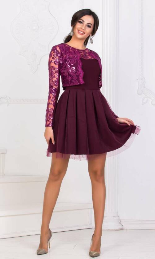 Коктейльне плаття 7265e Фуксія
