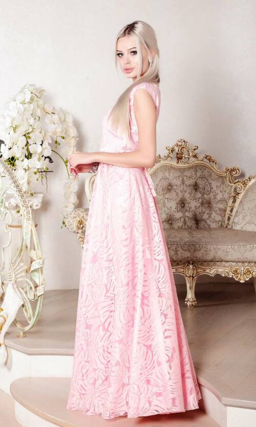 Вечірня сукня 7090e Рожевий