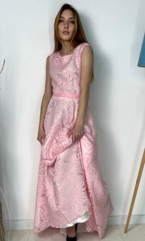 Вечірня сукня 7090e Рожевий