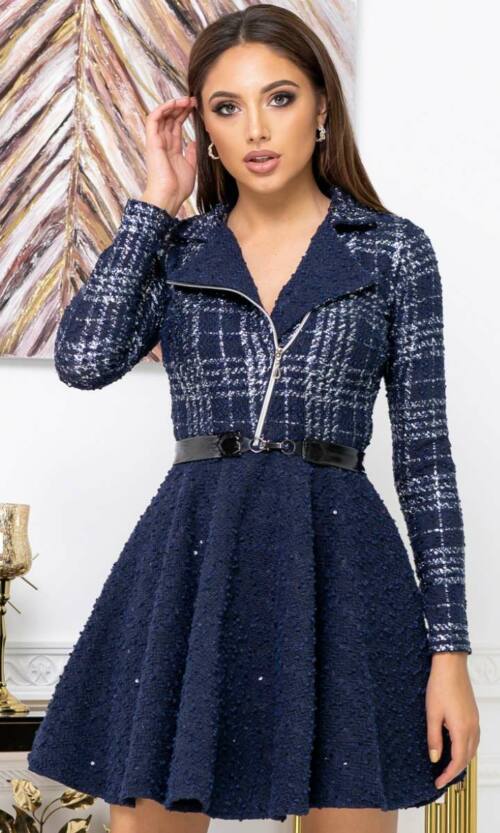 Повсякденне плаття 7240e Синій